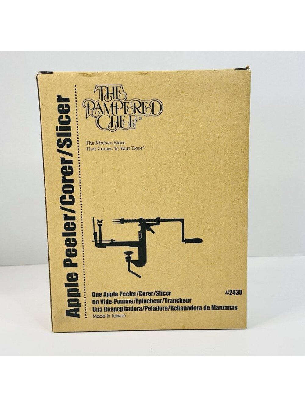 Pampered Chef Apple Peeler Corer Slicer Model #2430 New In Box Apple Pie READ